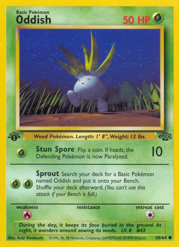 Oddish 58/64 [English]