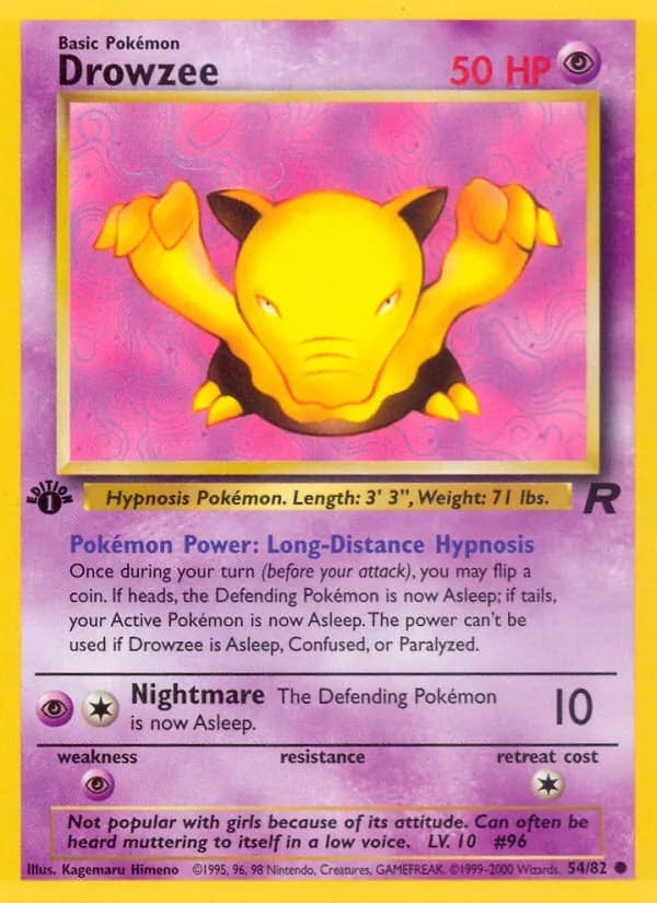 Drowzee 54/82 [English]