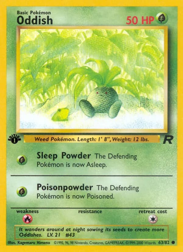 Oddish 63/82 [English]