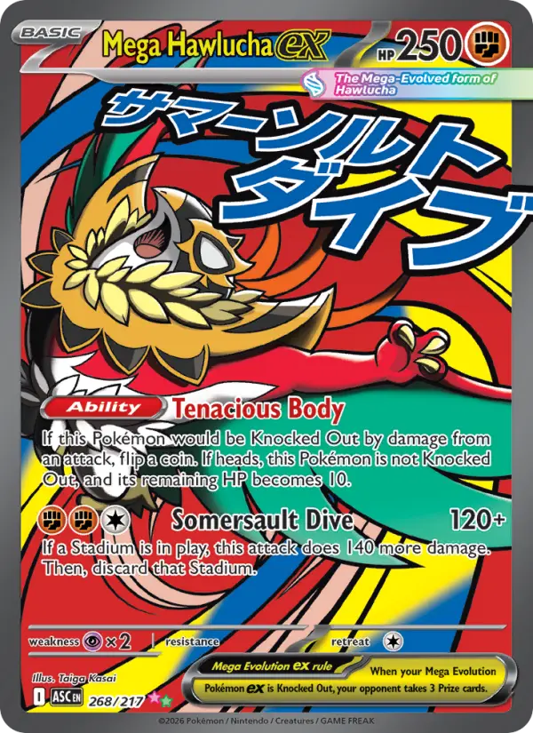 Mega Hawlucha ex 268/217 [English]
