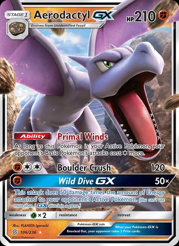 Aerodactyl GX 106/236 [English]