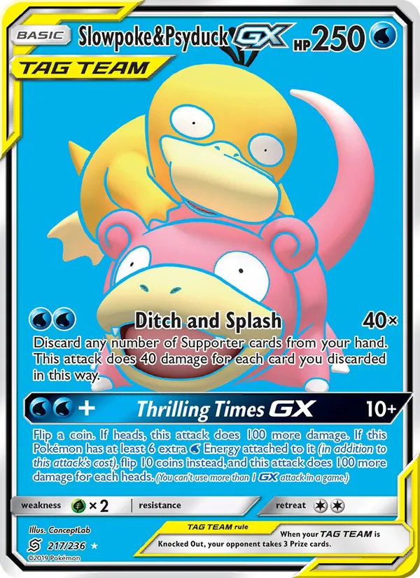 Slowpoke & Psyduck GX 217/236 [English]