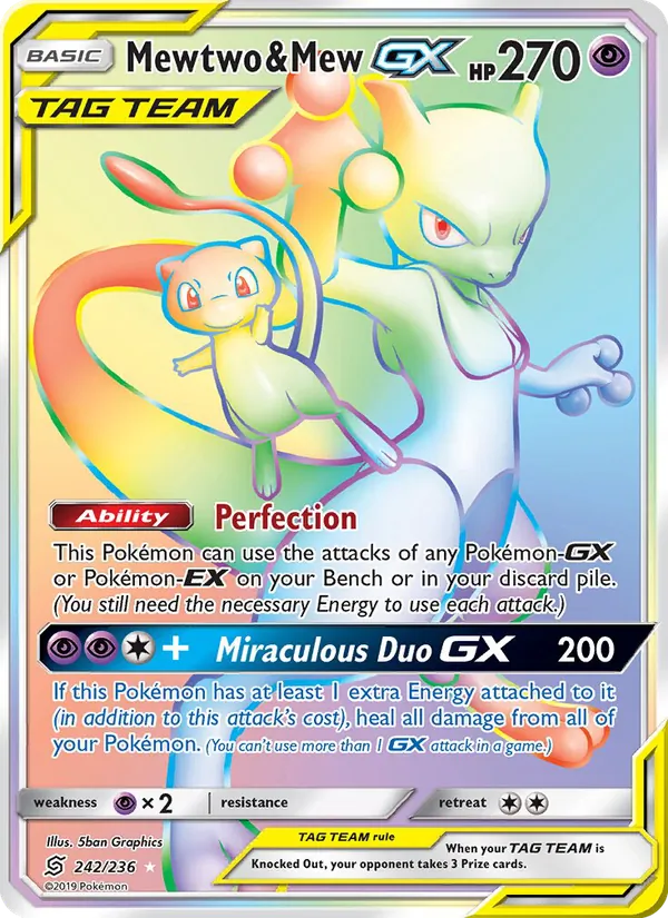 Mewtwo & Mew GX 242/236 [English]