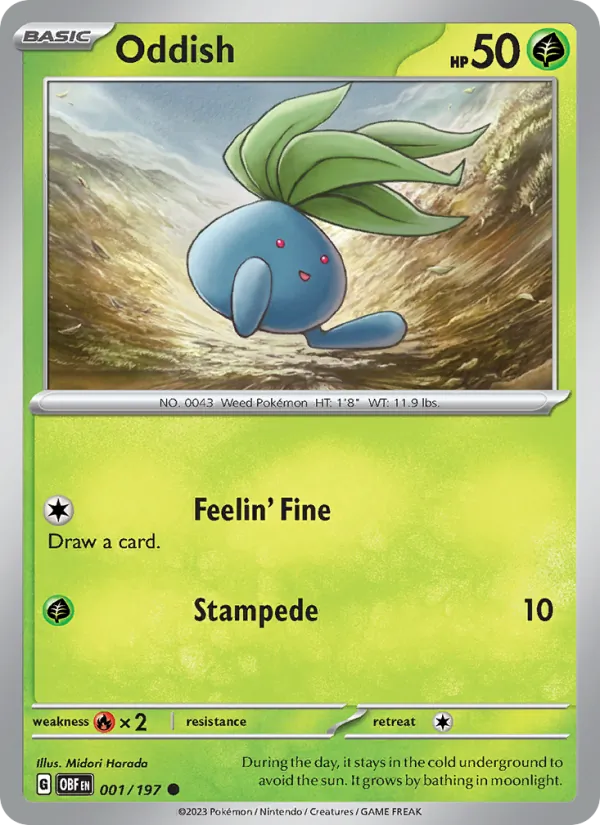 Oddish 001/197 [English]