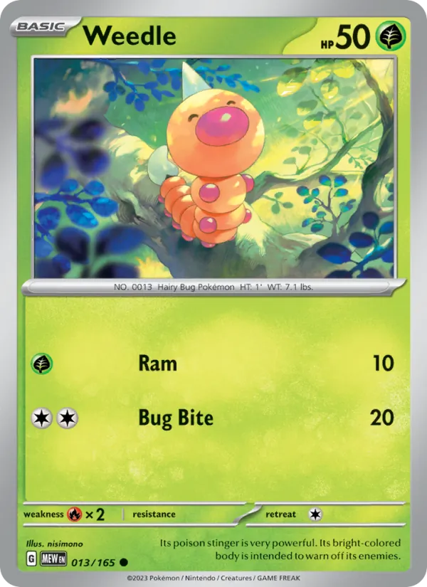 Weedle 013/165 [English]