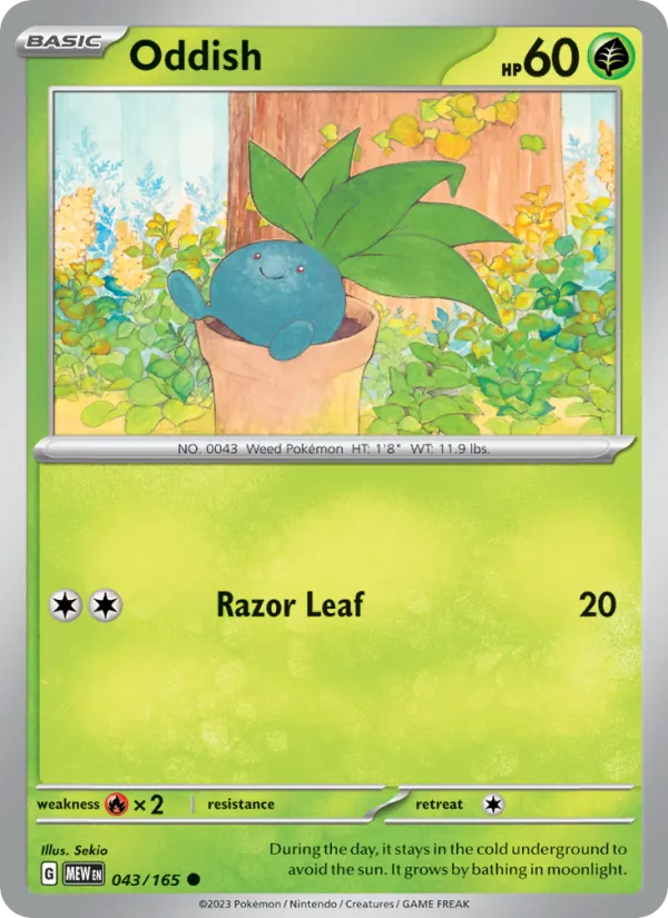 Oddish 043/165 [English]