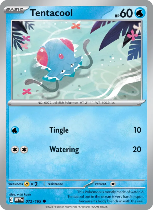 Tentacool 072/165 [English]