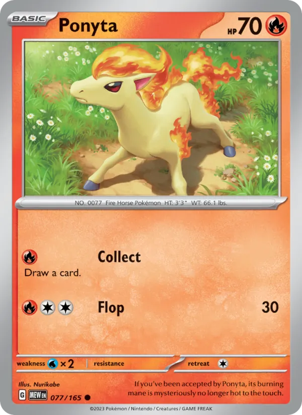 Ponyta 077/165 [English]
