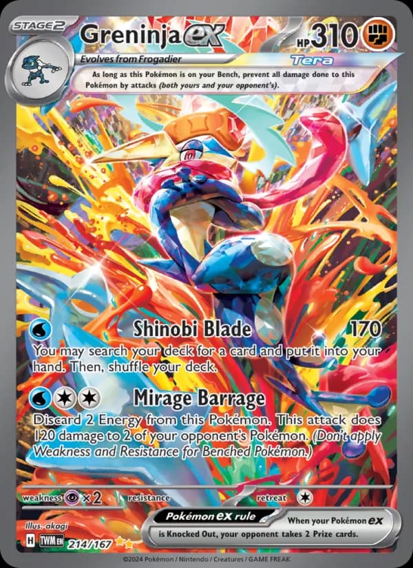 Greninja ex 214/167 [English]