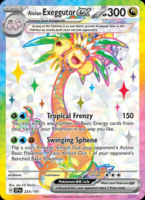 Alolan Exeggutor ex 225/191 [English]