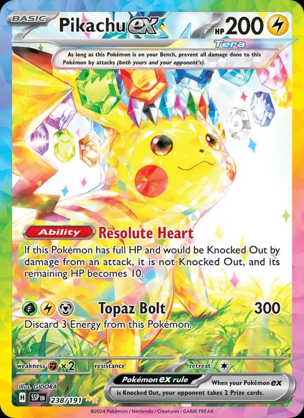 Pikachu ex 238/191 [English]