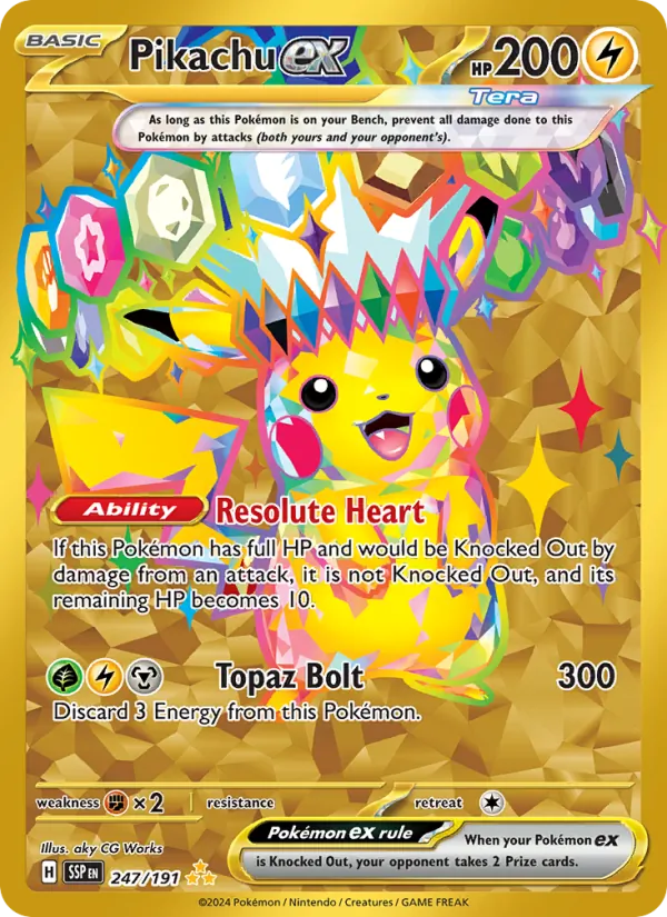 Pikachu ex 247/191 [English]
