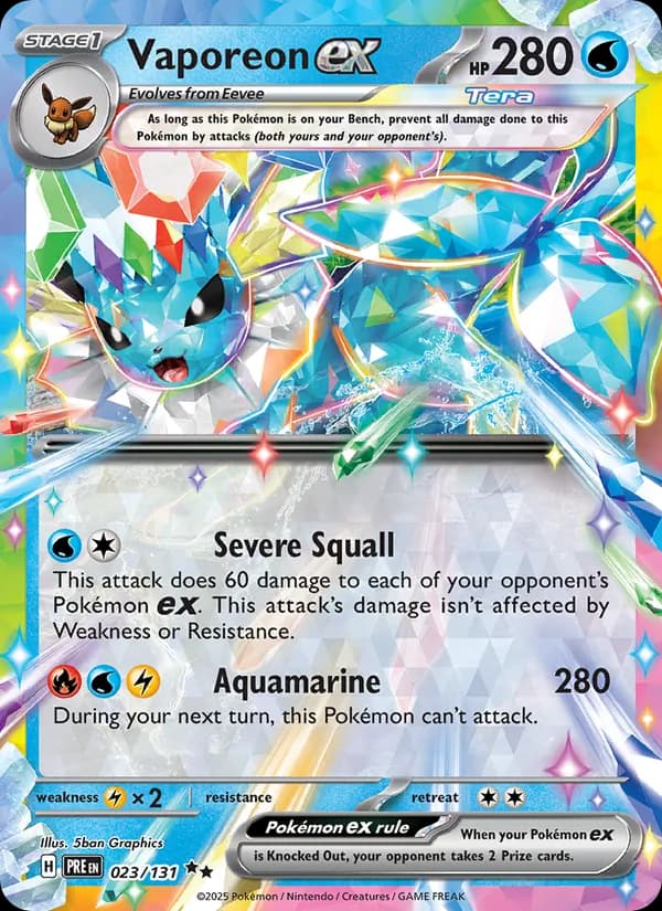 Vaporeon ex 023/131 [English]