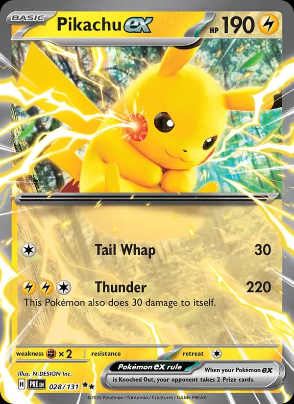 Pikachu ex 028/131 [English]