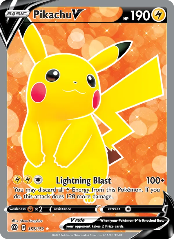 Pikachu V 157/172 [English]